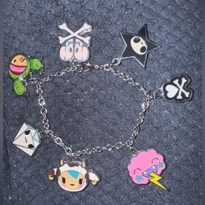 Tokidoki rare vintage charm bracelet